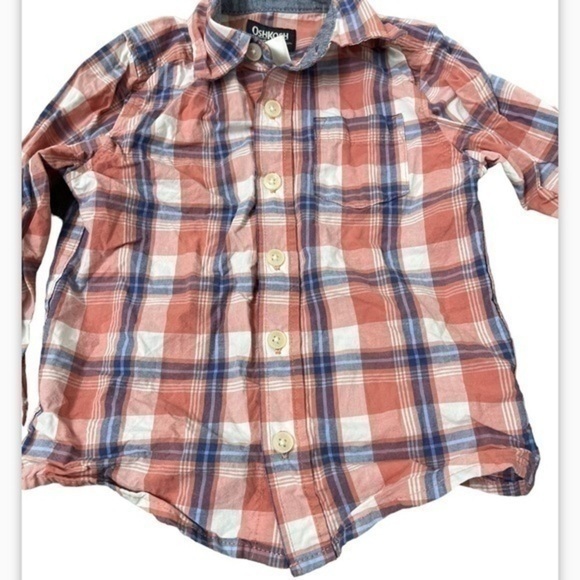 Perfect Condition OshKosh Button Down Shirt Size 2T - Picture 1 of 4